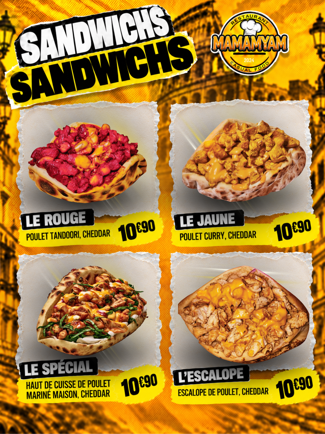 Sandwichs Mama'Myam — suite